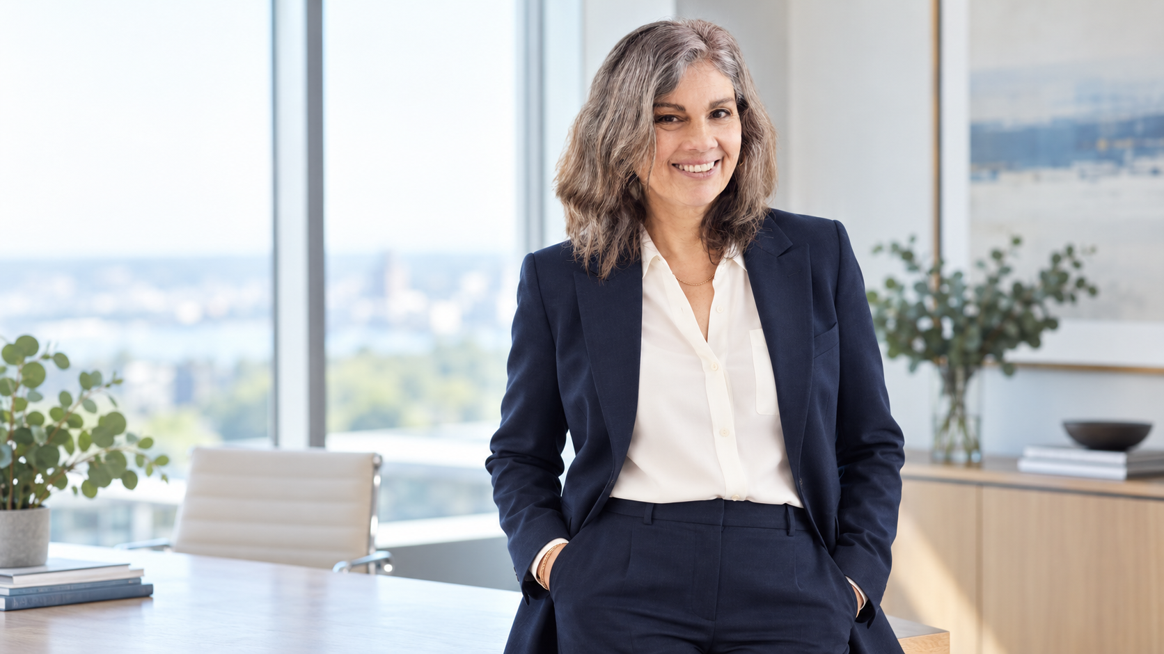 Nina Midtgaard, executive exercise physiologist and postmenopausal recalibration specialist, in her office.